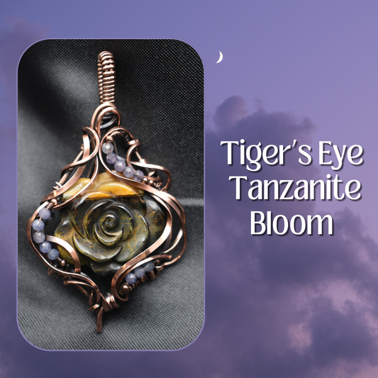 Tiger's Eye Tanzanite Bloom